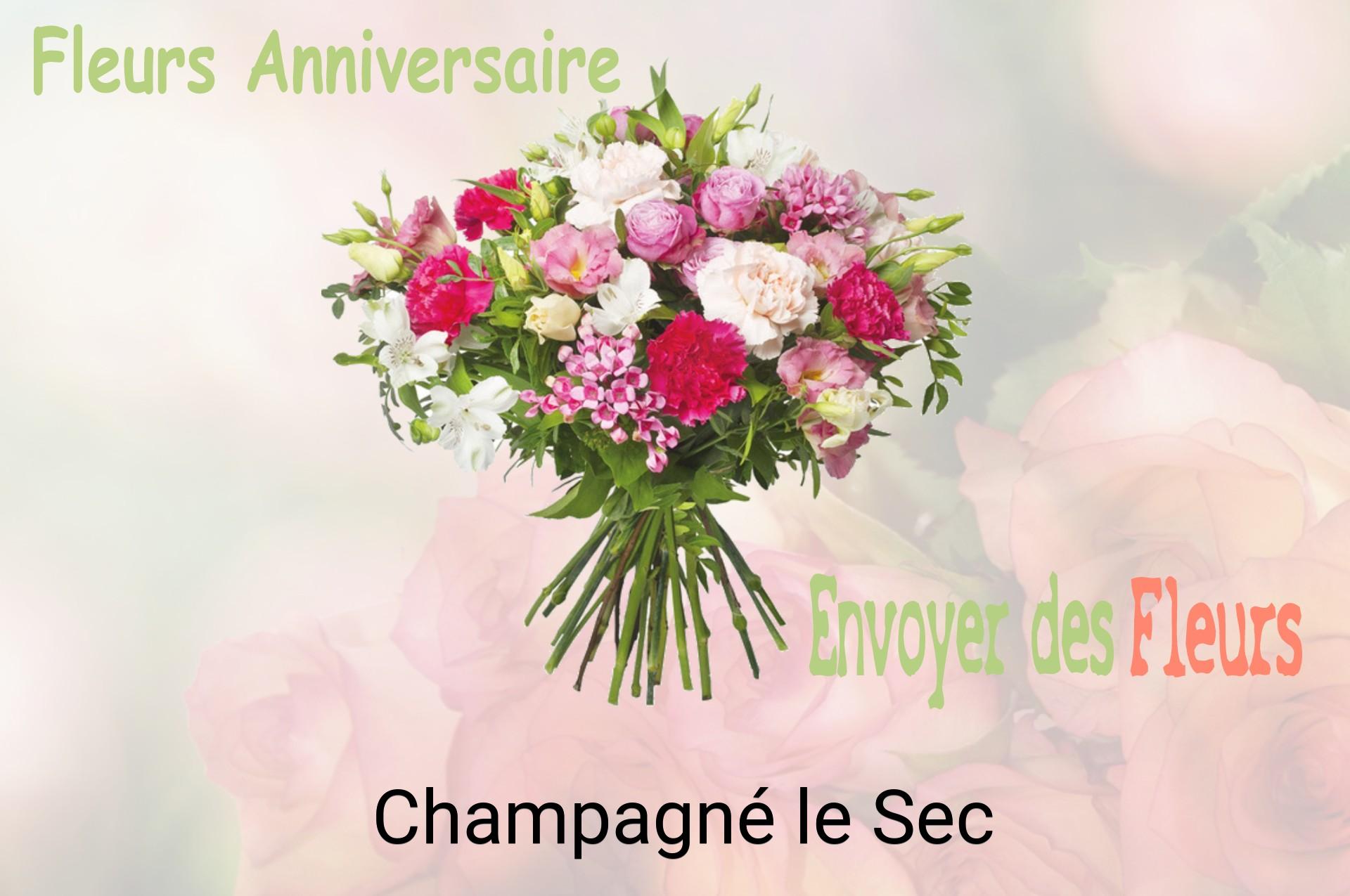 Bouquet de fleurs d’anniversaire livré à Champagné-le-Sec