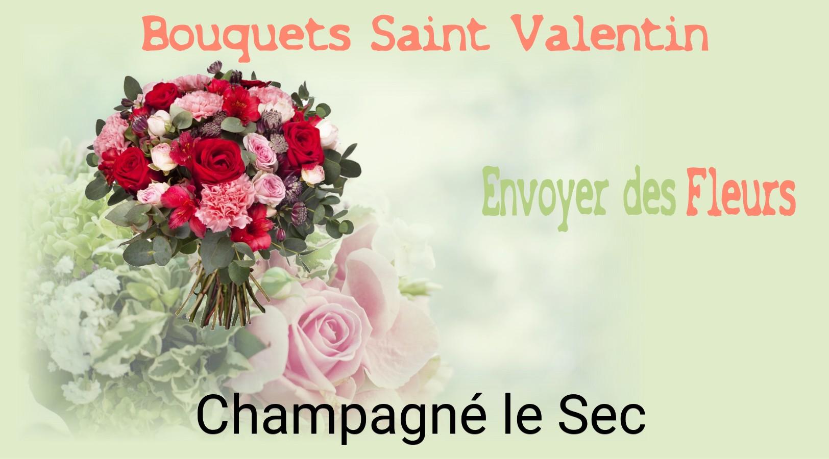 Roses de Saint-Valentin livrées à Champagné-le-Sec